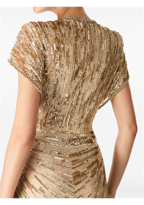 Gold Zola sequin-embellished gown Jenny packham - women JENNY PACKHAM | JPCLS135ZB820172